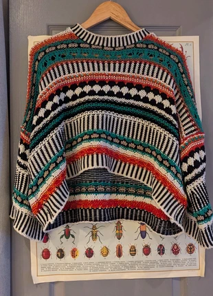 Pull coloré crop top, marque: Stradivarius, état: Bon état, taille: M / 38 / 10, 6,00 €, 7,00 € Protection acheteurs incluse