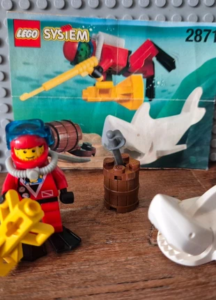 LEGO System- 2871 Diver and Shark, merk: LEGO, staat: Goed, maat: Universeel, € 4,00, € 4,90 inclusief Kopersbescherming