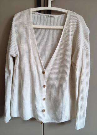 Zacht gebreid damesvest – Crème | Knopen, marque: Gerry Weber, état: Très bon état, taille: L / 40 / 12, 6,00 €, 7,00 € Protection acheteurs incluse