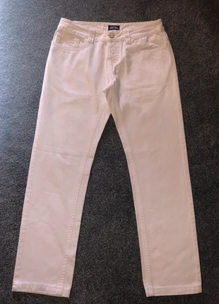Jean Paul Gaultier Straight fit Leg Jeans White 32 Medium M denim unisex As new, brand: Jean Paul Gaultier, condizioni: Ottime, taglia: M, €115.00, €121.45 include la Protezione acquisti