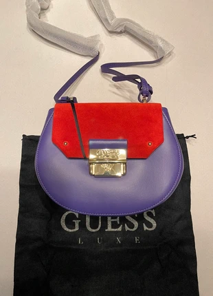 Sac en cuir guess luxe Maelle crossobody, marca: GUESS, estado: Novo com etiquetas, €109.00, €115.15 inclui Proteção do Comprador