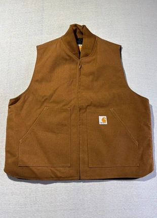 Carhartt bodywarmer / bruin / maat M, merk: Carhartt, staat: Nieuw zonder prijskaartje, maat: M, € 35,99, € 38,49 inclusief Kopersbescherming