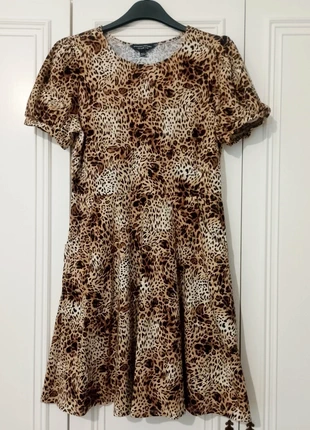 Animal print t-shirt dress, brand: Dorothy Perkins, condition: Very good, size: M / UK 12-14, £9.50, £10.68 includes Buyer Protection