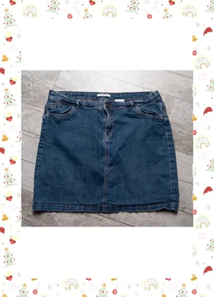 Jupe courte en jeans bleu foncé camaïeu taille 44, marque: Camaïeu, état: Très bon état, taille: XXL / 44 / 16, 5,00 €, 5,95 € Protection acheteurs incluse