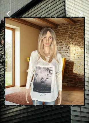 Camiseta Stradivarius Talla M – Estilo Casual y Urbano, marca: Stradivarius, estado: Muito bom, tamanho: M / 38 / 10, €10.00, €11.20 inclui Proteção do Comprador