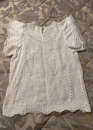 Top bianco in pizzo sangallo, zustand: Sehr gut, größe: M / 38 / 10, 4,00 €, 4,90 € inklusive Vinted-Käuferschutz