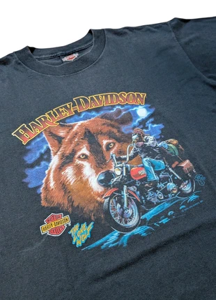Vintage t-shirt Harley-Davidson/ 1989 / Holoubek / Made in USA / single stitch, brand: Harley Davidson, condition: Very good, size: L, €90.00, €95.20 includes Buyer Protection