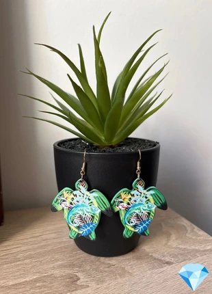 Pendantes tortue multicolore, marque: PAS, état: Très bon état, 4,00 €, 4,90 € Protection acheteurs incluse