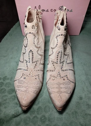 Bottines en cuir Alma en Pena neuves, brand: Alma en Pena, condition: New with tags, size: 41, €45.00, €47.95 includes Buyer Protection
