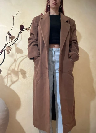 Cappotto lungo cammello Femminette in misto cashmere – Made in Italy, taglia 42, marque: Cashmere, état: Très bon état, taille: M / 38 / 10, 120,00 €, 126,70 € Protection acheteurs incluse