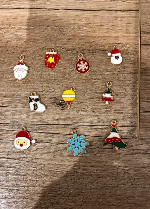 Lot de 10 breloques, marca: Noël, estado: Novo com etiquetas, €2.00, €2.80 inclui Proteção do Comprador