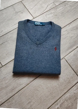 Pull col V homme Ralph Lauren taille M gris foncé, marca: Ralph Lauren, estado: Bom, tamanho: M, €25.00, €26.95 inclui Proteção do Comprador Pro
