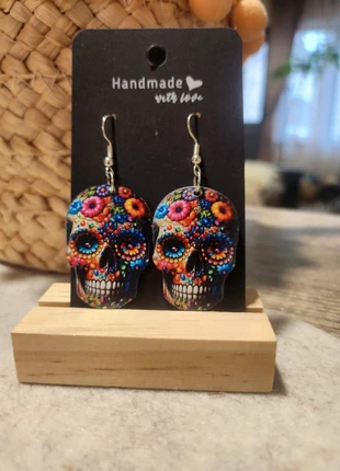 Boucle d'oreille tête de mort, estado: Novo com etiquetas, €2.50, €3.33 inclui Proteção do Comprador