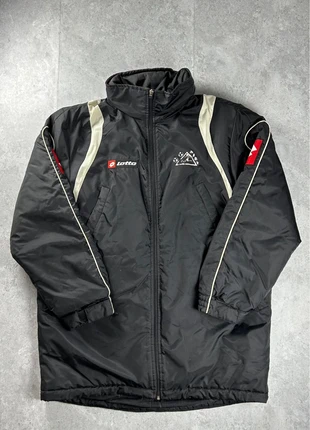 Doudoune parka Football training vintage Loto polaire | Noir logo brodé | Taille L, brand: Lotto, condition: Good, size: L, €19.90, €21.60 includes Buyer Protection Pro