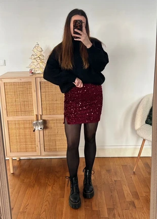 Jupe sequins, marca: Boutique Parisienne, estado: Muito bom, tamanho: S / 36 / 8, €20.00, €21.70 inclui Proteção do Comprador Pro