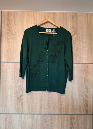 "Floral fine" cardigan - Banned - Maat 3XL 46, merk: Dancing Days by BANNED, staat: Nieuw met prijskaartje, maat: XXXL / 46 / 18, € 22,50, € 24,33 inclusief Kopersbescherming Pro