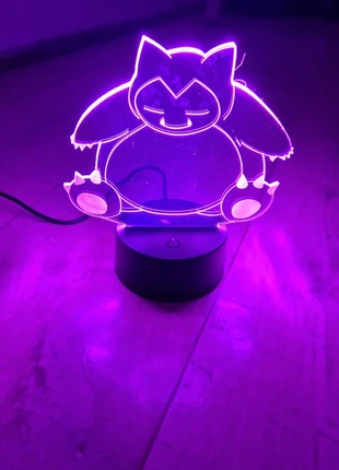 Lampe 3D Pokémon – Ronflex Snorlax – 7 couleurs LED, brand: Pokémon, condition: Very good, €9.99, €11.19 includes Buyer Protection