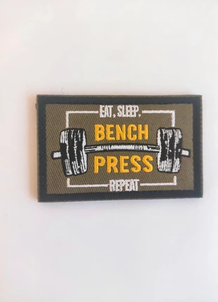 Velcro Patch Bench Press, marca: NO LABEL, estado: Novo com etiquetas, €6.00, €7.00 inclui Proteção do Comprador