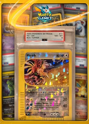 Ho-Oh #11 Box Topper psa 8 (Jumbo Size) | Pokémon Skyridge 2003, merk: Pokémon, staat: Nieuw met prijskaartje, € 300,00, € 315,70 inclusief Kopersbescherming Pro