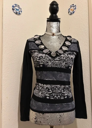 Pull chic rétro vintage bohème avec perles, brand: Vintage Dressing, condition: Very good, size: S / 36 / 8, €12.00, €13.30 includes Buyer Protection Pro