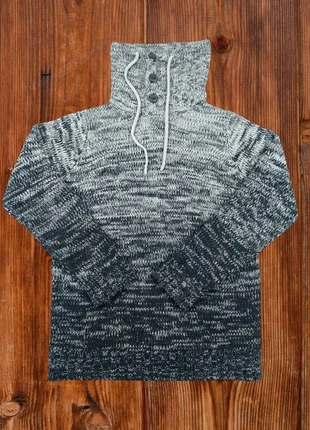 Pull à Col Roulé Clayton - Couleur Gris/Noir - Taille S - Bon état - Homme, brand: Clayton, condizioni: Buone, taglia: S, €14.00, €15.40 include la Protezione acquisti