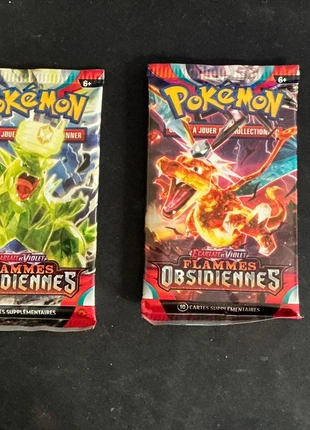 Boosters Flammes obsidiennes, marque: Pokémon, état: Neuf avec étiquette, 15,00 €, 16,45 € Protection acheteurs incluse