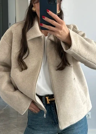 Veste manche longue - crème, marca: Vintage Dressing, estado: Muito bom, tamanho: S / 36 / 8, €44.00, €46.90 inclui Proteção do Comprador