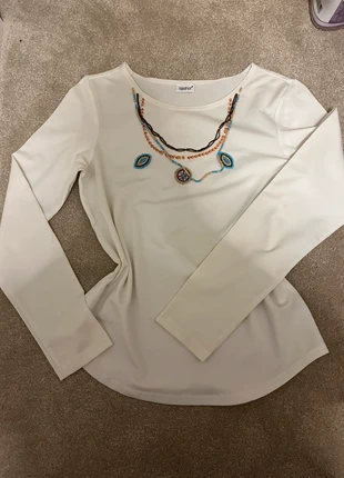 Vintage Y2K Together beaded long sleeve top, brand: Together, condition: Very good, size: S / UK 8-10, £8.00, £9.10 includes Buyer Protection