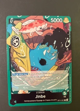 Carte Jinbe, marque: OnePiece, état: Bon état, 1,00 €, 1,75 € Protection acheteurs incluse