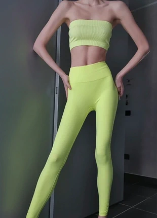 Neon lime green seamless sports leggings, brand: Shein, condizioni: Ottime, taglia: S / IT 40 / EU 36, €20.00, €21.70 include la Protezione acquisti