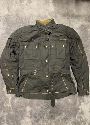 Veste Cirée Homme 2XL Enduite Style Barbour Belstaff Moto Noire Ceinturée, merk: moto, staat: Heel goed, maat: XXL / 44 / 16, € 58,50, € 62,13 inclusief Kopersbescherming