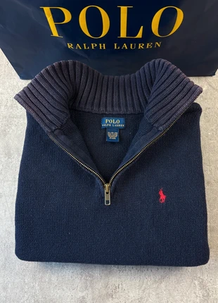 Pull camionneurs 1/4 zips half zips ralph lauren unies marine logo brodé taille S homme / PAT004, marke: Ralph Lauren, zustand: Sehr gut, größe: S, 59,90 €, 63,60 € inklusive Vinted-Käuferschutz