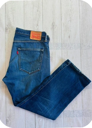 Jean Lévis coupe droite taille w36 L 34 marine pantalon sku55, merk: Levi's, staat: Heel goed, maat: W36 | FR 46, € 16,00, € 17,50 inclusief Kopersbescherming