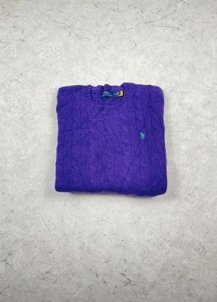 Pull Ralph Lauren torsadée Violet Taille XS Homme, marque: Ralph Lauren, état: Très bon état, taille: XS, 49,90 €, 53,10 € Protection acheteurs incluse