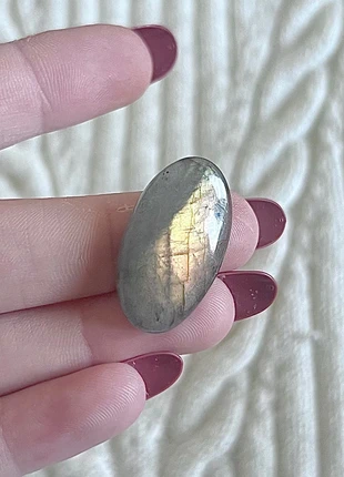 Cabochon Labradorite - lithotherapie - bien être - ésotérique - micro macramé - wire wrapping, brand: labradorite, condition: Very good, €3.70, €4.59 includes Buyer Protection