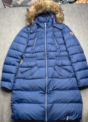 Parka longue Tommy Hilfiger femme bleu marine matelassé manteaux hiver taille XL, marca: Tommy Hilfiger, estado: Muito bom, tamanho: XL / 42 / 14, €50.00, €53.20 inclui Proteção do Comprador Pro