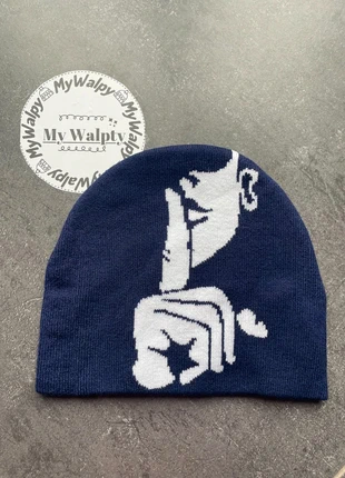 bonnet y2k "Shutttt" blue, marque: y2k, état: Bon état, taille: Taille unique, 20,00 €, 21,70 € Protection acheteurs (Pro) incluse