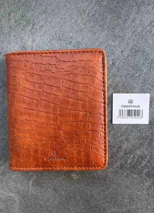 Portefeuille porte-carte Oberthur effet cuir croco marron, marque: oberthur, état: Très bon état, 10,00 €, 11,20 € Protection acheteurs (Pro) incluse