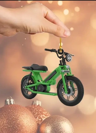 Fatbike kerstbal kerst ornament, merk: NO LABEL, staat: Nieuw met prijskaartje, € 5,00, € 5,95 inclusief Kopersbescherming