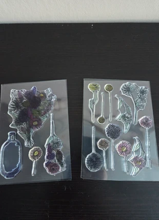 Bloemen stempels, merk: Craft Emotions, staat: Nieuw zonder prijskaartje, € 4,00, € 4,90 inclusief Kopersbescherming