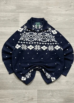 Polaire half zip à motifs d’hiver Lauren Ralph Lauren vintage 90s taille M, brand: Vintage Dressing, condition: Very good, size: M, €30.00, €32.20 includes Buyer Protection Pro