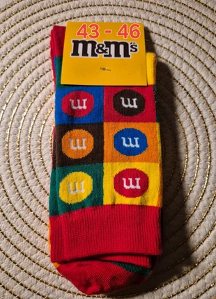 Paire de chaussettes M&M's, marque: M&M's, état: Neuf avec étiquette, taille: M | 43–46, 2,00 €, 2,80 € Protection acheteurs incluse