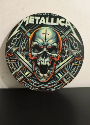 Heavy metal plaque décorative murale en aluminium, marque: Metallica, état: Très bon état, 4,50 €, 5,43 € Protection acheteurs incluse