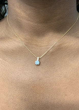 Collier doré zircon acier inoxydable, marca: Tendance, estado: Muy bueno, 12,90 €, 14,25 € Protección al comprador Pro incluida