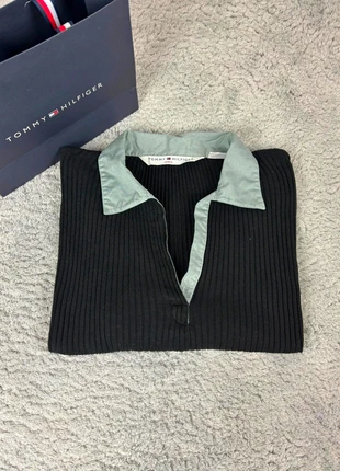 Sweat / Pull à Col Tommy Hilfiger Noir - Taille L - Femme, marca: Tommy Hilfiger, estado: Muito bom, tamanho: L / 40 / 12, €19.99, €21.69 inclui Proteção do Comprador Pro