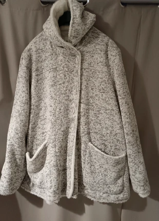 Veste polaire gris chiné, merk: Gémo, staat: Heel goed, maat: 5XL / 50 / 22, € 15,00, € 16,45 inclusief Kopersbescherming