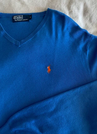 Pull maille fine Ralph Lauren bleu, marque: Ralph Lauren, état: Très bon état, taille: L, 60,00 €, 63,70 € Protection acheteurs incluse