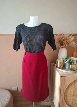 Jupe Bordeaux Élégante Concept K - Taille 40, brand: concept k, condizioni: Ottime, taglia: L / IT 44 / EU 40, €10.50, €11.73 include la Protezione acquisti