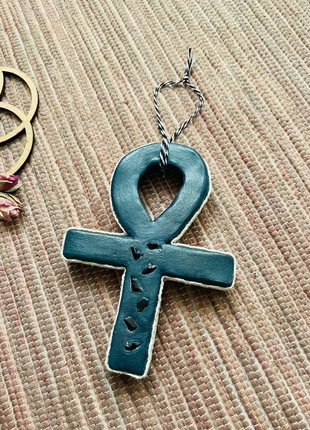 Croix Ankh en argile, marke: Fabrication Artisanale, zustand: Neu, mit Etikett, 25,00 €, 26,95 € inklusive Vinted-Käuferschutz