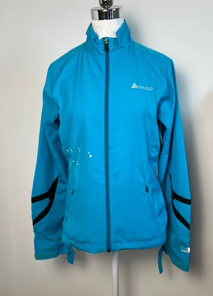 Veste running Odlo | Taille S | Bleu turquoise coupe-vent, marca: Odlo, estado: Muito bom, tamanho: S / 36 / 8, €25.00, €26.95 inclui Proteção do Comprador Pro
